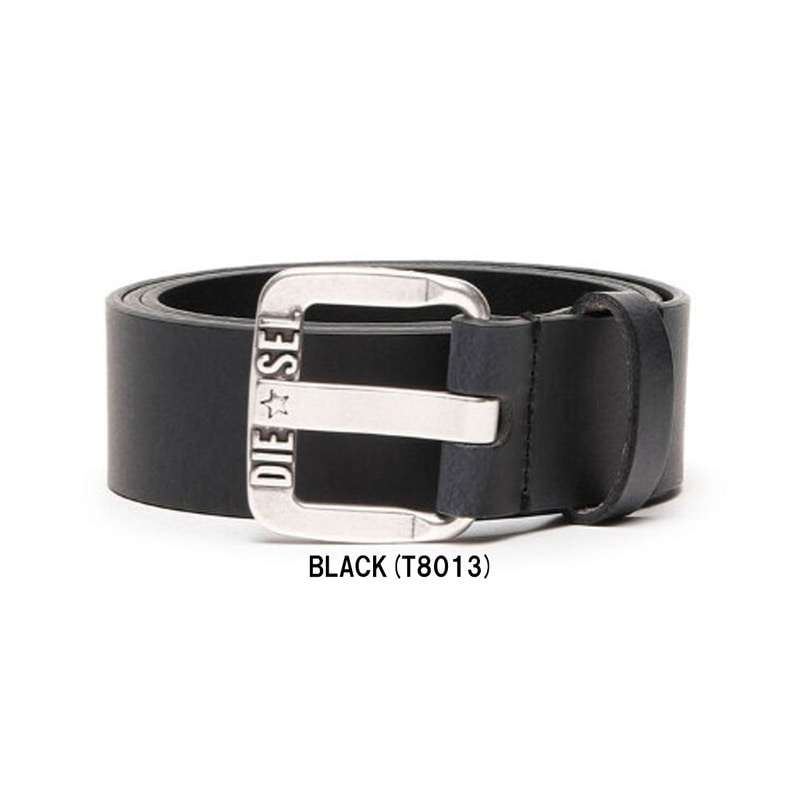 DIESEL(ディーゼル)ベルト ロゴ カジュアル ストリート B-STAR II レザー 革 メンズ 男性用 調節不可 X08881P1913