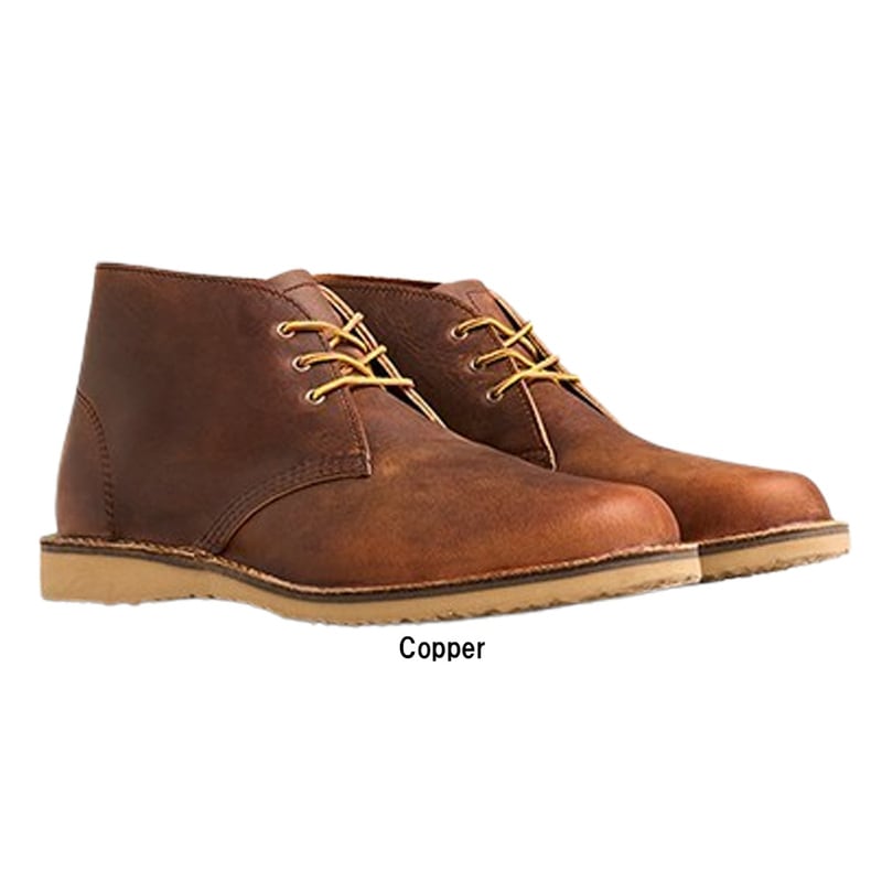 RED WING(レッドウィング)ウィークエンダー チャッカ ブーツ 革 レザー カッパー ブラウン メンズ 革靴 男性用 WEEKENDER CHUKKA #3622