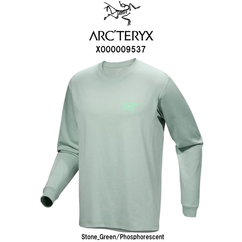 ARC'TERYX(アークテリクス)Tシャツ 長袖 クラッグ SL コットン バード タイル レギュラーフィット ロングスリーブ メンズ 男性 X000009537