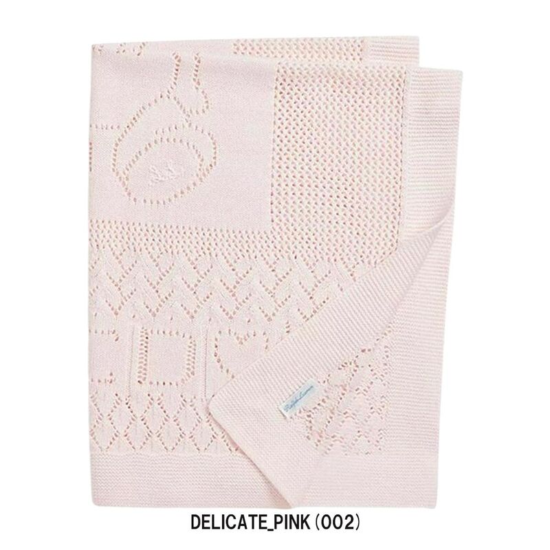POLO RALPH LAUREN(ポロ ラルフローレン)ブランケット おくるみ コットン ニット ベア くま ギフト お祝い 男の子 女の子 ベビー 赤ちゃん 320879561