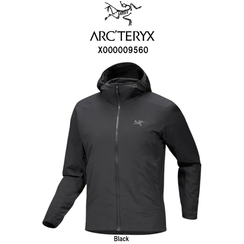 ARC'TERYX(アークテリクス)パーカー アトム SL フーディ トリムフィット アウター 軽量 コンパクト フード ロゴ メンズ 男性 X000009560