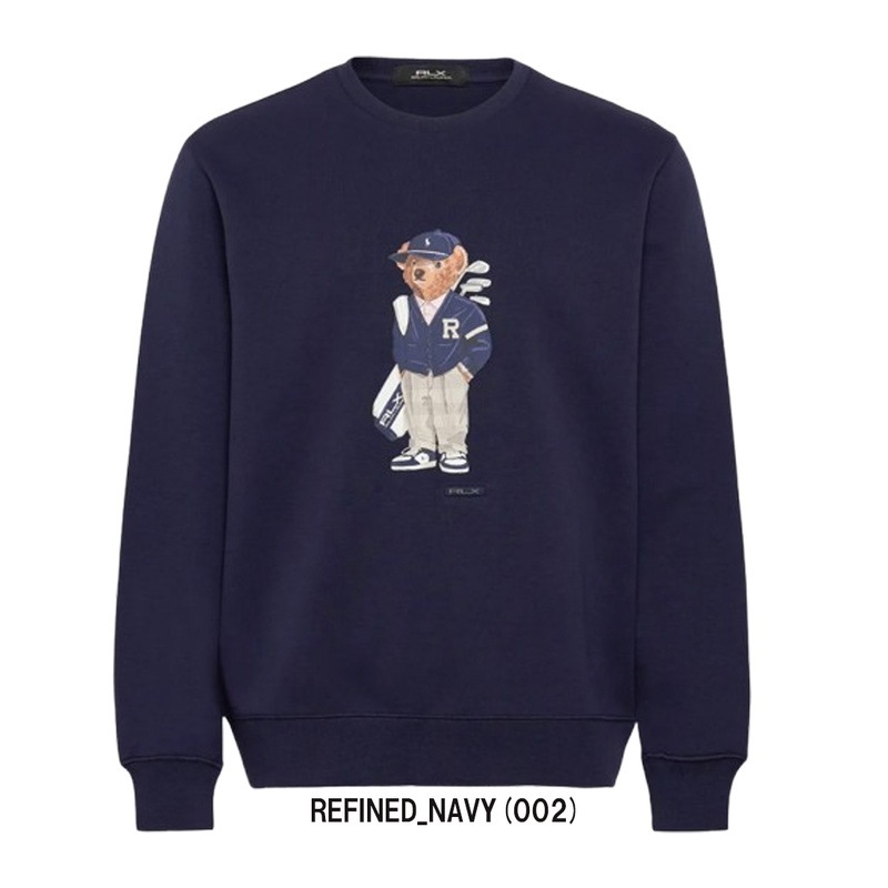 RLX RALPH LAUREN(アールエルエックス ラルフローレン)スウェット トレーナー 長袖 ゴルフ ポロベア メンズ 785A82984
