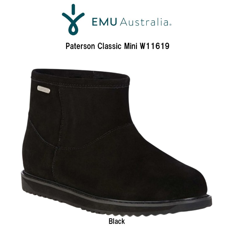 EMU Australia(エミュ オーストラリア)レディース パターソン クラシック ミニ ブーツ ムートン シープスキン 防水 ウォータープルーフ ショート W11619
