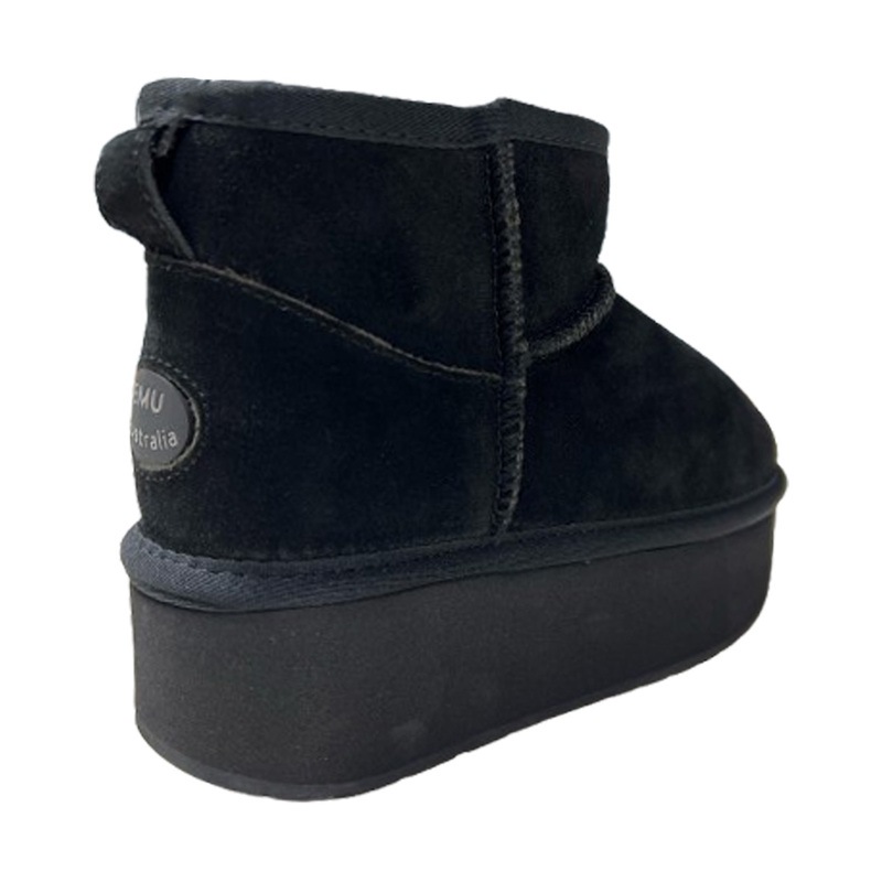EMU(エミュー)ムートン ブーツ シープスキン ショート プラットフォーム マイクロ ウール 厚底 レディース 靴 Platform Micro Wool W13159