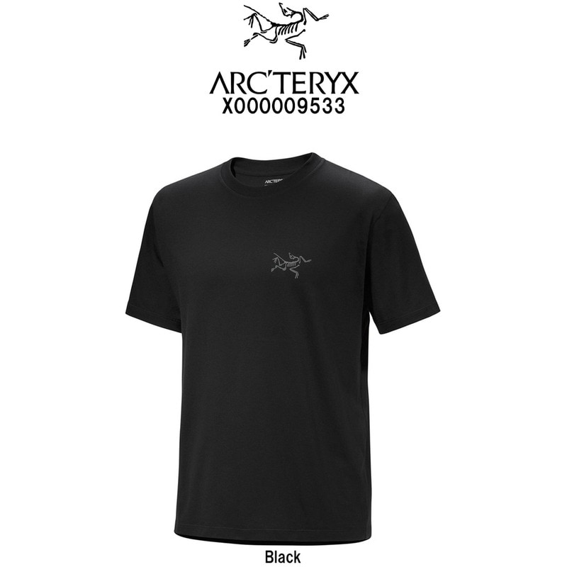 ARC'TERYX(アークテリクス)Tシャツ 半袖 クルーネック レギュラーフィット クラッグ SL コットン ショートスリーブ ロゴ メンズ 男性 X000009533
