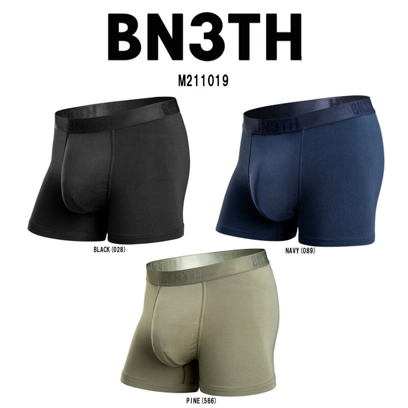 BN3TH(ベニス)ショートボクサーパンツ マイパッケージ インナーポケット付 メンズ シンプル スポーツ 男性用下着 M211019