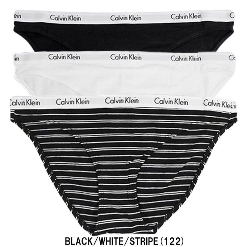Calvin Klein(カルバンクライン)ck レディース ショーツ 3枚組 セット アソート パンツ アンダーウェア ロゴ コットン お買い得 女性用 下着 QP1258O