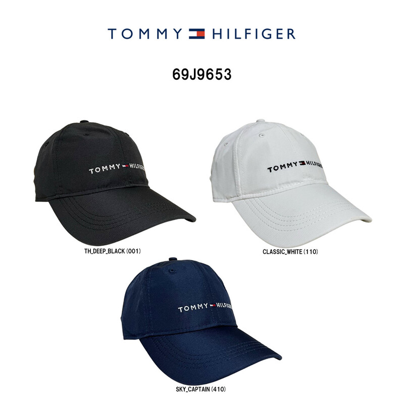 TOMMY HILFIGER(トミーヒルフィガー)キャップ 帽子 ロゴ ポリエステル 軽量 調整可能 カジュアル アウトドア 小物 アクセサリー 69J9653