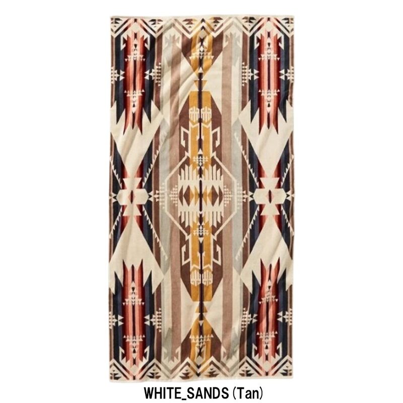 PENDLETON(ペンドルトン)タオルブランケット バスタオル ジャガード タオル ビーチ プール アウトドア ラグ インテリア 総柄 厚手 147x76.2cm 大判 XB218