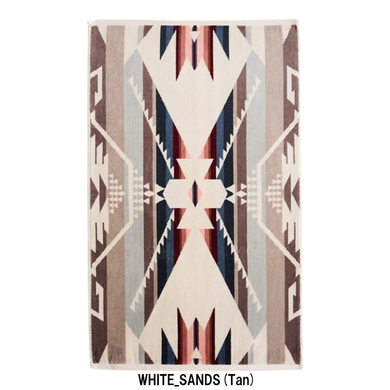 PENDLETON(ペンドルトン)ハンドタオル フェイスタオル コットン ジャガード タオル ビーチ プール レジャー アウトドア 76.2x45.7cm ギフト 総柄 XB219