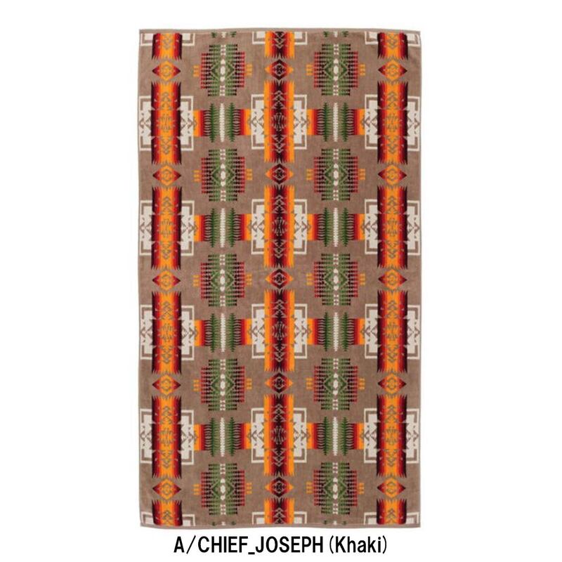PENDLETON(ペンドルトン)スパタオル バスタオル オーバーサイズ ジャガード ブランケット ラグ インテリア アウトドア プール 177x101cm 大判 XB233