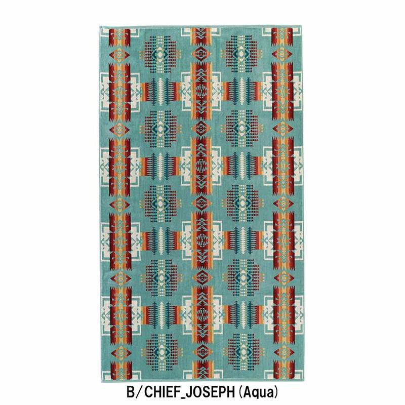PENDLETON(ペンドルトン)スパタオル バスタオル オーバーサイズ ジャガード ブランケット ラグ インテリア アウトドア プール 177x101cm 大判 XB233