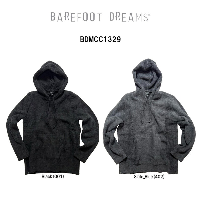 BAREFOOT DREAMS(ベアフット ドリームズ)フーディー プルオーバー パーカー コージーシック ポケット ルームウェア メンズ リラックス BDMCC1329