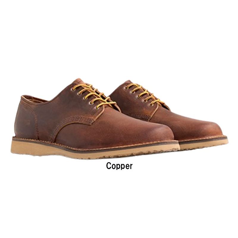 RED WING(レッドウィング)ウィークエンダー オックスフォード シューズ 革靴 レースアップ レザー ブラウン カッパー メンズ WEEKENDER OXFORD #3604