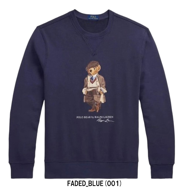 POLO RALPH LAUREN(ポロ ラルフローレン)スウェット トレーナー トップス 長袖 くま ポロベア ネイビー 裏起毛 ギフト プレゼント メンズ 710980305
