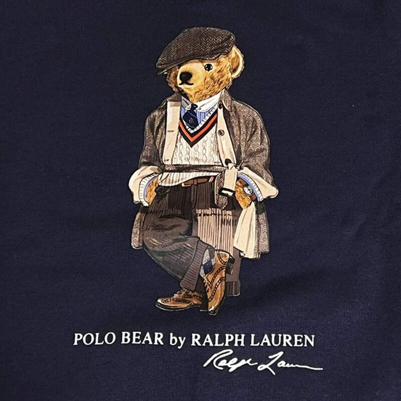 POLO RALPH LAUREN(ポロ ラルフローレン)スウェット トレーナー トップス 長袖 くま ポロベア ネイビー 裏起毛 ギフト プレゼント メンズ 710980305