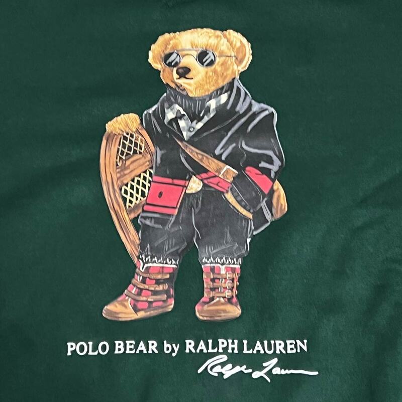 POLO RALPH LAUREN(ポロ ラルフローレン)スウェット トレーナー トップス 長袖 裏起毛 くま ポロベア グリーン 緑 ギフト プレゼント メンズ 710981794