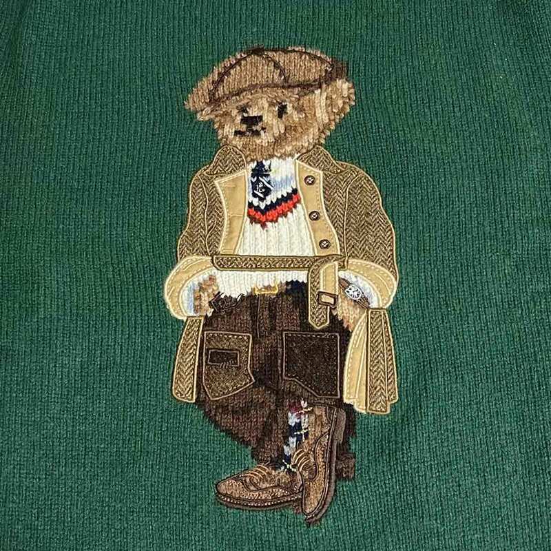 POLO RALPH LAUREN(ポロ ラルフローレン)セーター ニット トップス くま ポロベア ウール グリーン 緑 ギフト プレゼント メンズ 710978308