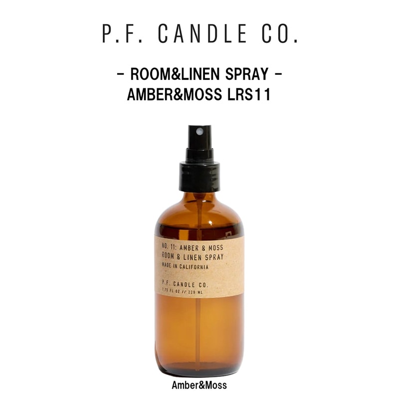 P.F.Candle Co.(ピーエフ・キャンドル)ルームスプレー リネン フレグランス ミスト アンバー モス セージ ラベンダー 220ml インテリア 定番 人気 LRS11