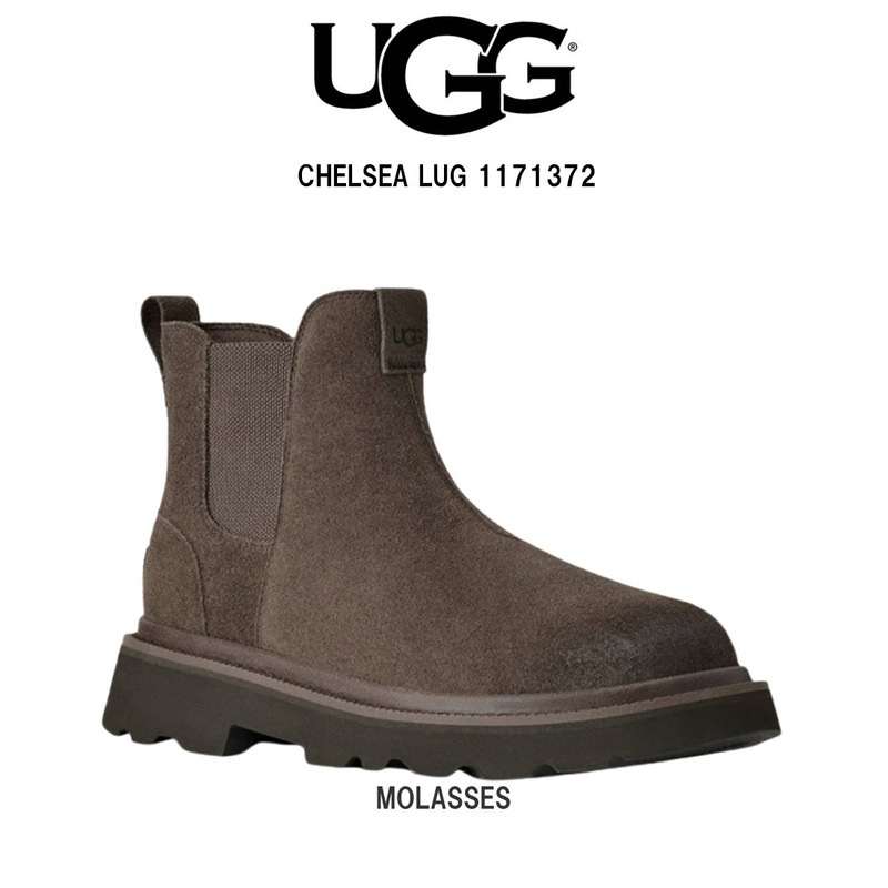 UGG(アグ)メンズ チェルシー ラグ ブーツ サイドゴア スエード レザー ツインソール 革靴 カジュアル シンプル M CHELSEA LUG BOOT 1171372
