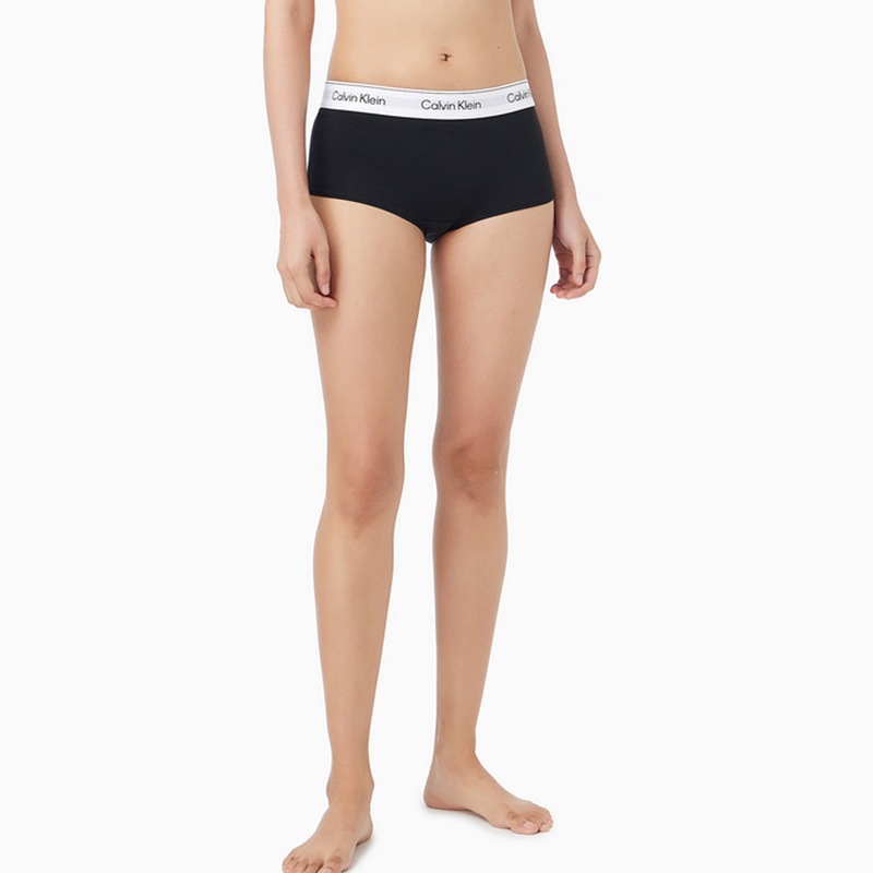 Calvin Klein(カルバンクライン)ck レディース ボーイショーツ アイコン コットン ショーツ ロゴ ストレッチ スポーツ 女性用 下着 インナー 1PK QF8527
