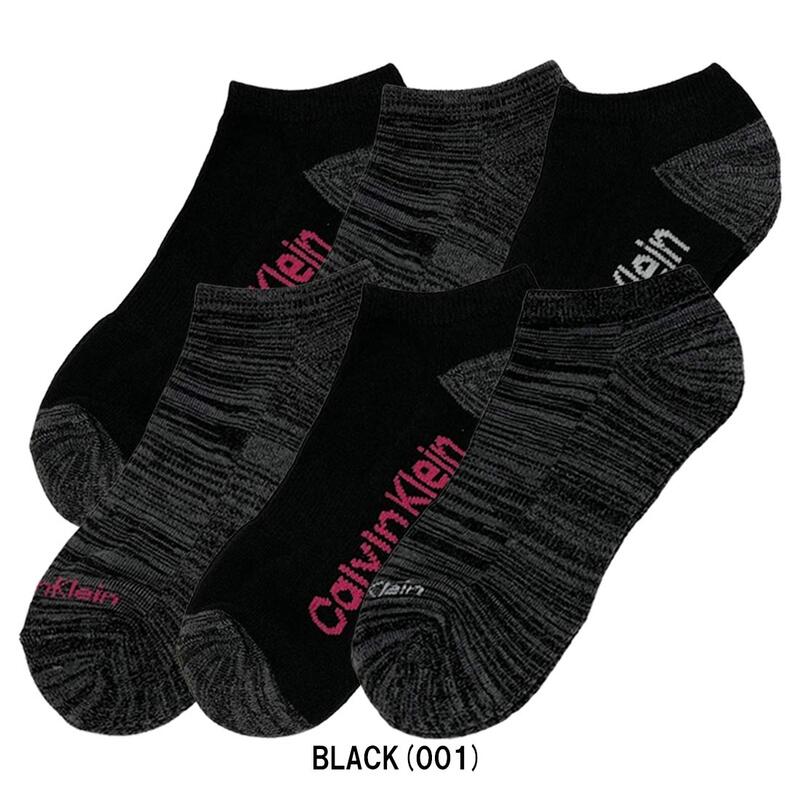 Calvin Klein(カルバンクライン)ck レディース ソックス 靴下 6足組 アンクル丈 くるぶし クッション ロゴ ワンポイント アソート 女性用 CVW213NS02