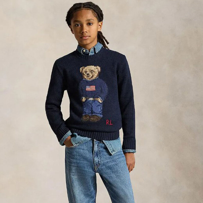 POLO RALPH LAUREN(ポロ ラルフローレン)キッズ セーター ニット トップス ポロベア くま 子供用 男の子 女の子 ギフト プレゼント KIDS 323668286