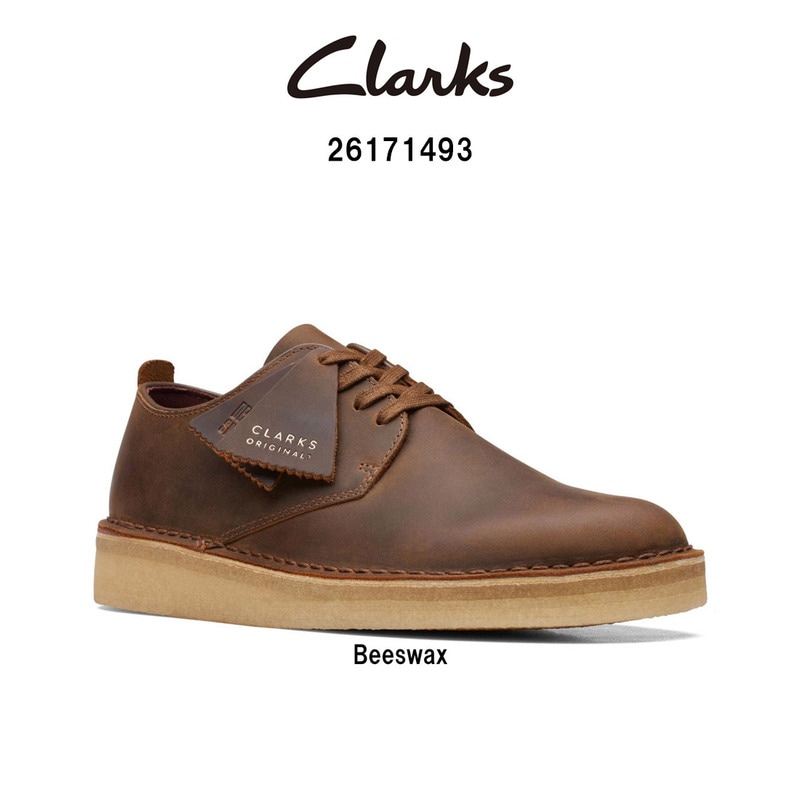 CLARKS(クラークス)メンズ コールロンドン シューズ レースアップ ダービーシューズ ビーワックス ブラウン レザー シンプル COAL LONDON 26171493