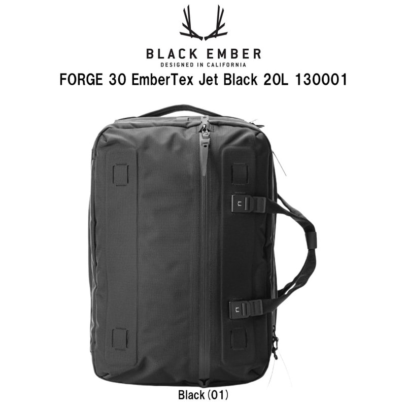 Black Ember(ブラックエンバー)フォージ バックパック リュックサック ブリーフケース 拡張 カスタム PC 旅行 通勤 収納 バッグ FORGE 20-30L 130001