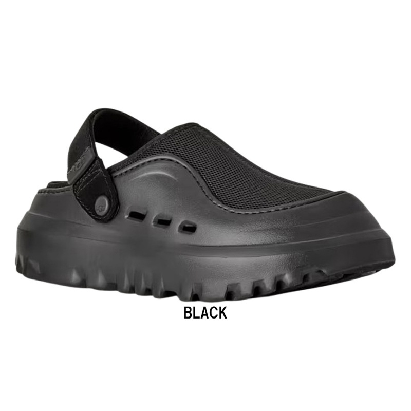 UGG(アグ)メンズ ピークモッド サンダル クロッグ シューズ ストラップ メッシュ 調節可能 2WAY ロゴ スリッポン 軽量 厚底 ボリューム 男性用 1166912