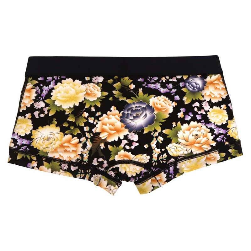 gravevault(グレイブボールト)ボクサーパンツ ローライズ 前閉じ ナイロン 日本製 メンズ 男性用 下着 PEONY FLOWER Low-rise Boxer 3052631