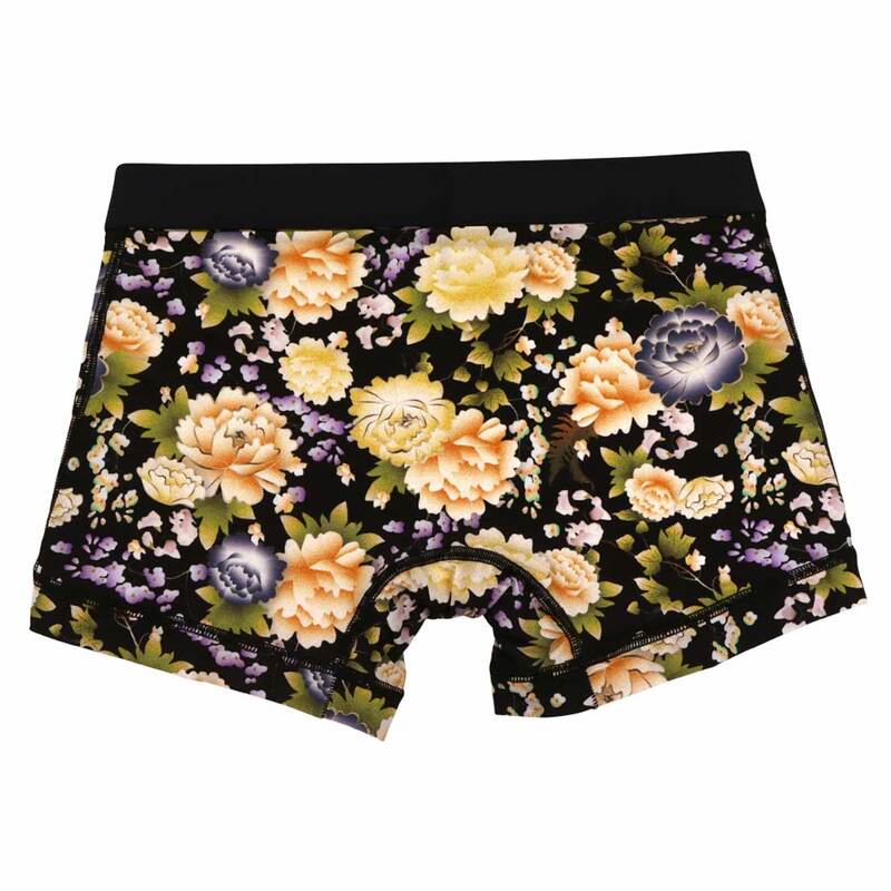 gravevault(グレイブボールト)ボクサーパンツ ショート 前閉じ ナイロン 日本製 メンズ 男性用 下着 PEONY FLOWER Short Boxer 3052632