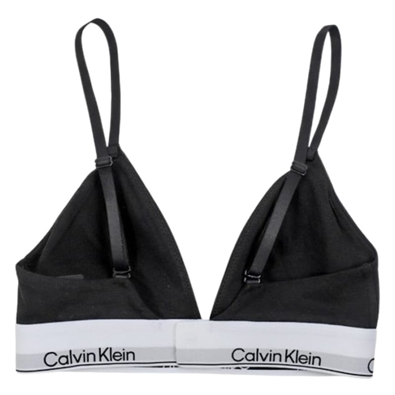 Calvin Klein(カルバンクライン)ck レディース ブラレット ブラジャー トライアングル ロゴ コットン ノンワイヤー アンダーウェア 女性用 下着 QF8498