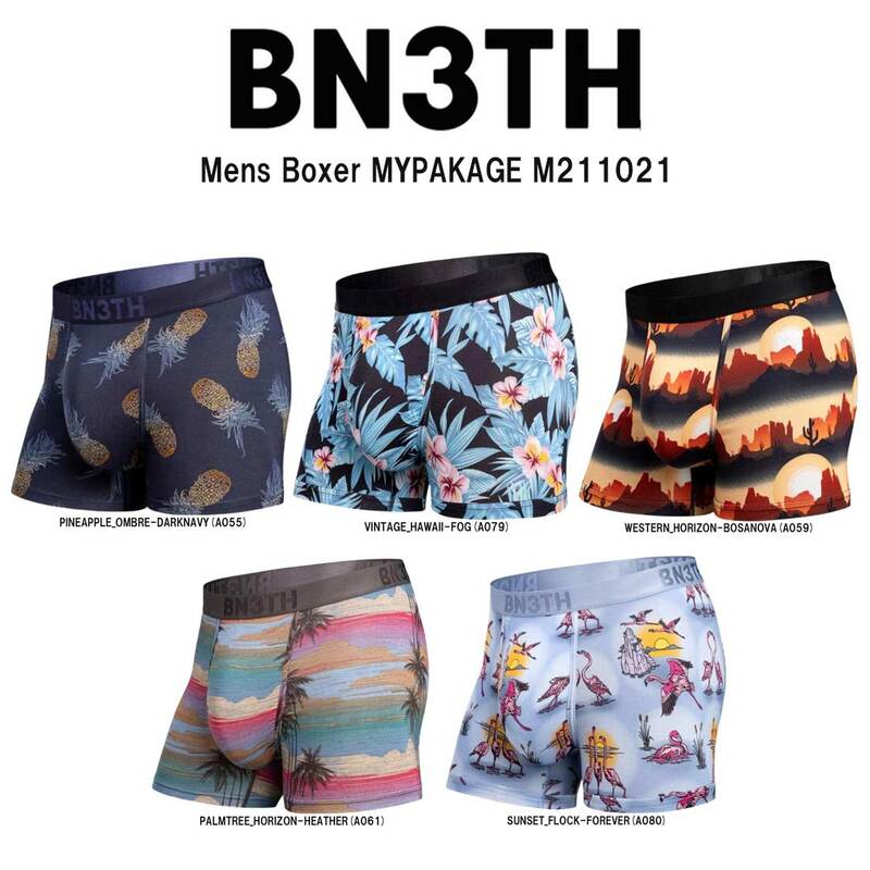 BN3TH(ベニス)ボクサーパンツ クラシック ボクサーブリーフ インナーポケット付 ポーチ メンズ 男性用 下着 Mens Boxer MYPAKAGE M211021