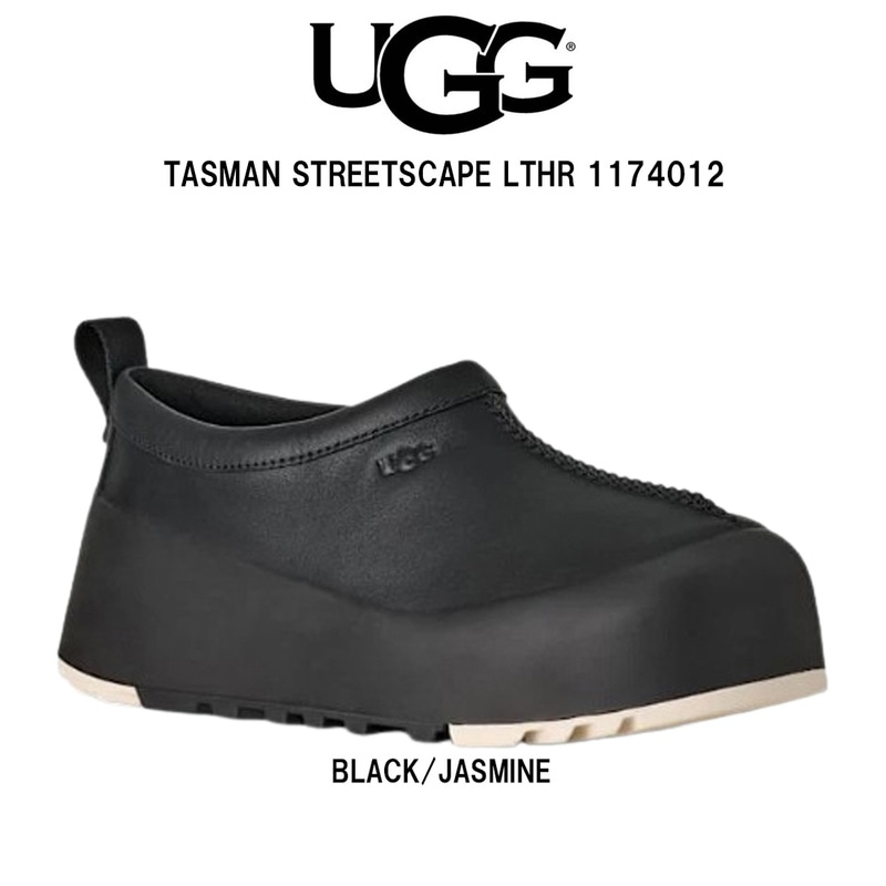 UGG(アグ)レディース タスマン ストリート ストリートスケープ レザー スリッポン 防水 レインシューズ クロッグ サンダル 1174012