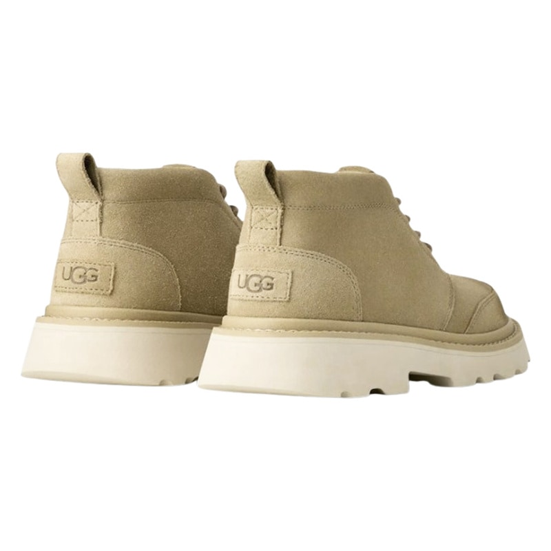 UGG(アグ)メンズ チャッカ ラグ ブーツ レースアップ シューズ スエード レザー ロゴ ステッチ 厚底 プルタブ カジュアル 男性用 靴 1171113