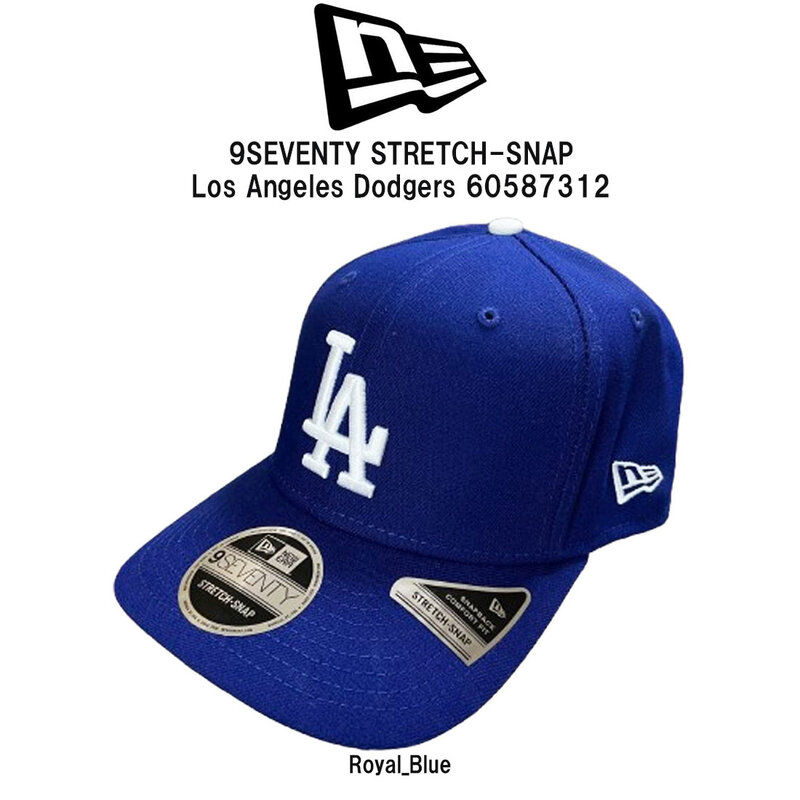 New Era(ニューエラ)キャップ 帽子 ベースボール MLB ロサンゼルス・ドジャース LA 9SEVENTY STRETCH-SNAP 60587312