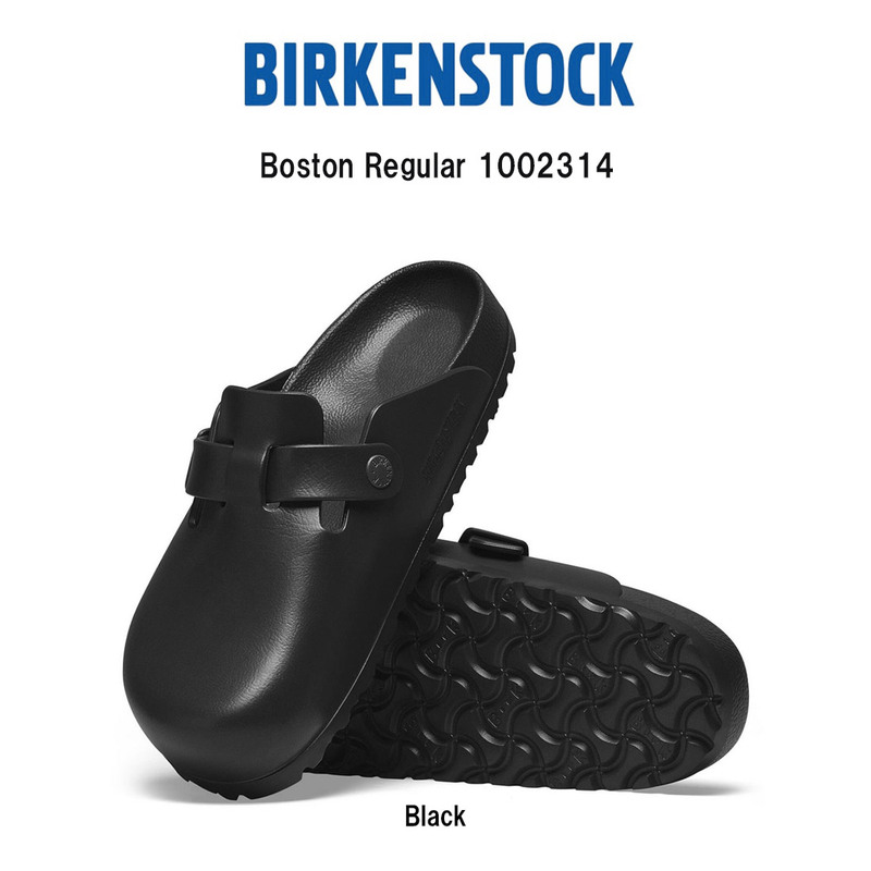 BIRKENSTOCK(ビルケンシュトック)ボストン サンダル コンフォート クロッグ EVA 超軽量 耐水 水洗い可 ブラック ビーチ ユニセックス レギュラー 1002314
