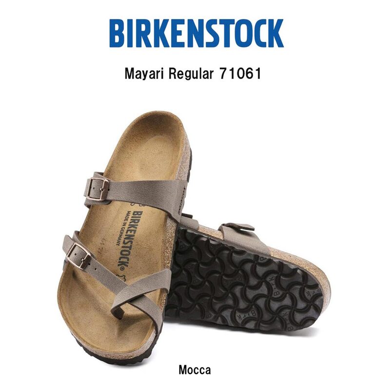 (SALE)BIRKENSTOCK(ビルケンシュトック)マヤリ ビルコフロー ヌバック ループ サンダル ストラップ モカ ブラウン レギュラー ユニセックス ビルケン 71061