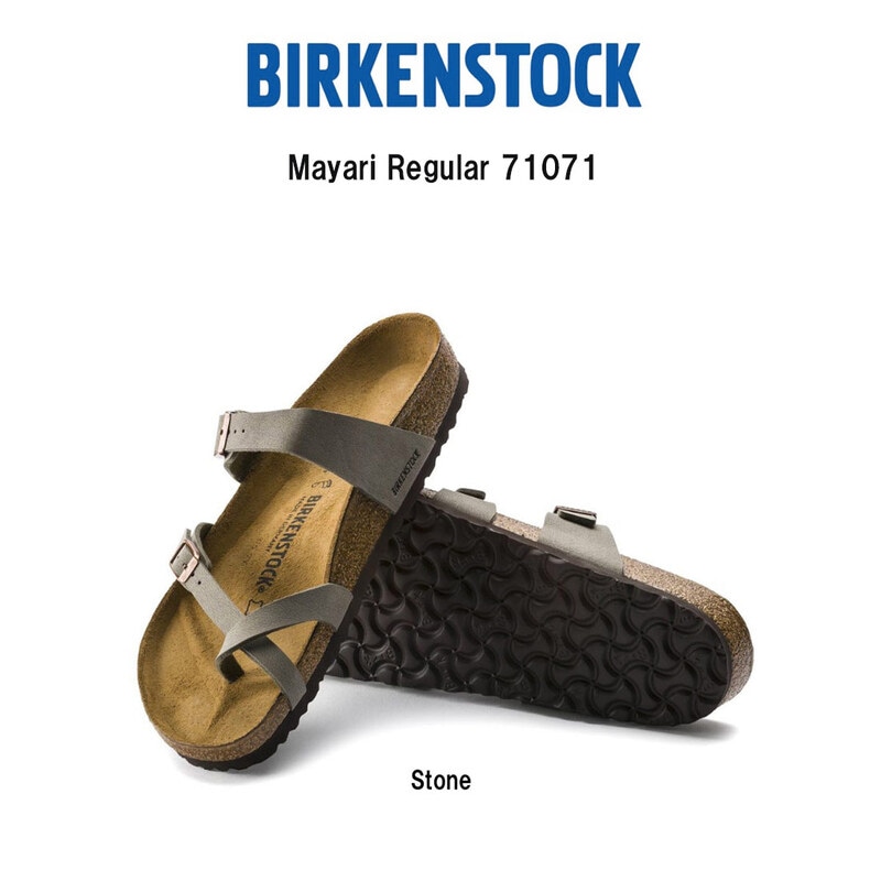 (SALE)BIRKENSTOCK(ビルケンシュトック)マヤリ ビルコフロー ヌバック ループ サンダル ストラップ ストーン レギュラー ユニセックス ビルケン 71071