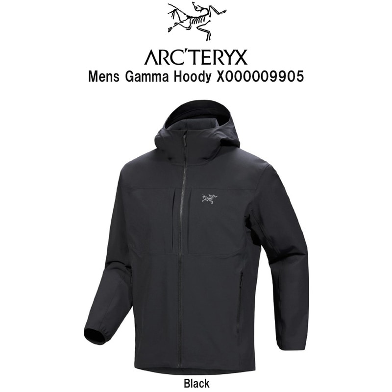 ARC'TERYX(アークテリクス)パーカー ガンマ フーディ トリムフィット アウター 軽量 コンパクト フード 耐久撥水 ロゴ メンズ 男性 X000009905