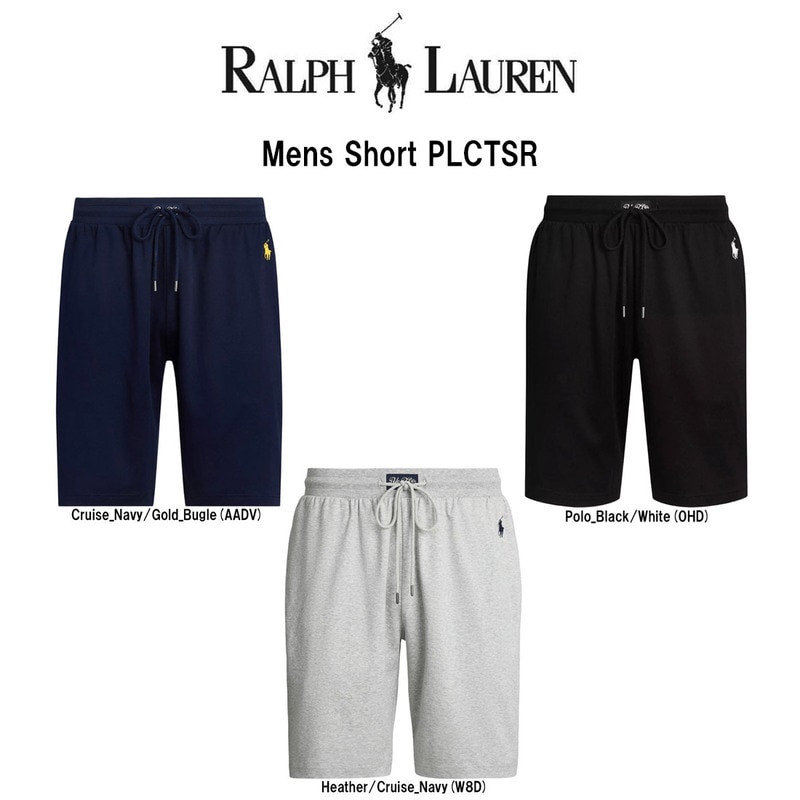POLO RALPH LAUREN(ポロ ラルフローレン)メンズ ハーフパンツ 半ズボン ルームウェア ポニーロゴ カジュアル リラックス トレーニング 運動 PLCTSR