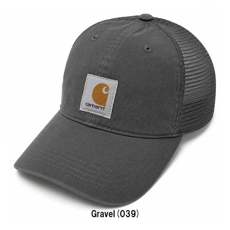 Carhartt(カーハート)キャップ キャンバス メッシュ ロゴ 帽子 スナップバック アジャスター アクセサリ メンズ レディース シンプル カジュアル 100286