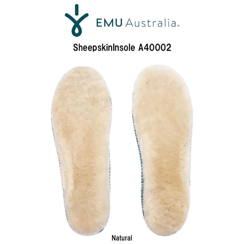 EMU Australia(エミュ オーストラリア)インソール 中敷 ムートン ブーツ シープスキン もこもこ ふわふわ レディース SheepskinInsole A40002