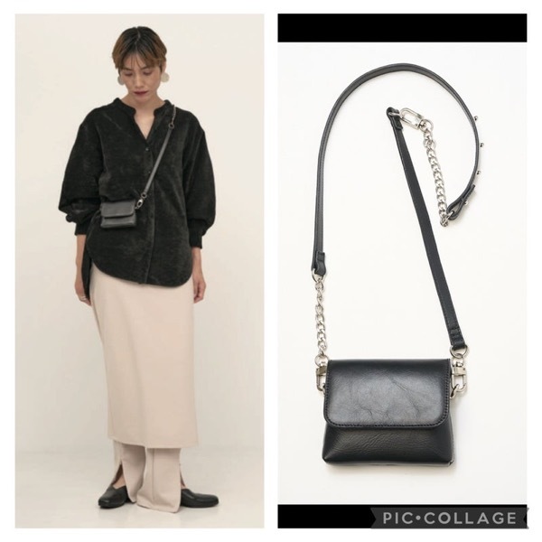 YENN チェーンベルトポーチ／Y252-02057-4 YENN/イエン】チェーンベルトポーチ/CHAIN BELT POUCH(Y252-02057