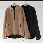 ͽYENN()/SHAGGY HALF ZIP JK(12ͽ)