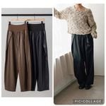 ��ͽ�������YENN(������)/RIB FAUX LEATHER PT(11��������ͽ��)