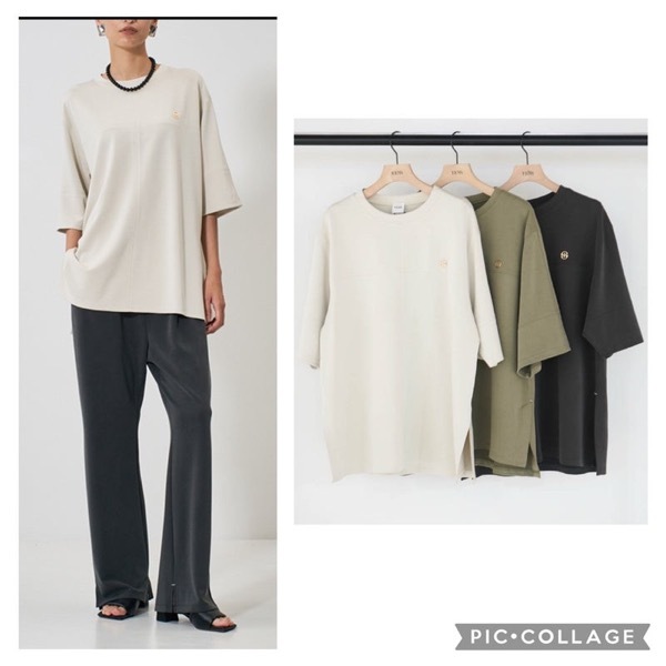 ͽYENN()/STITCH WORK TEE(2ͽ)