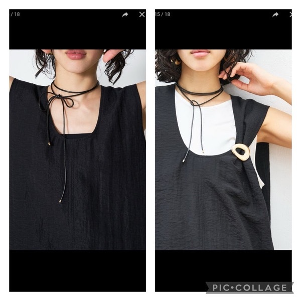 CHIGNON(���˥��)/�����Х�TOP�ͥå��쥹�֥�����