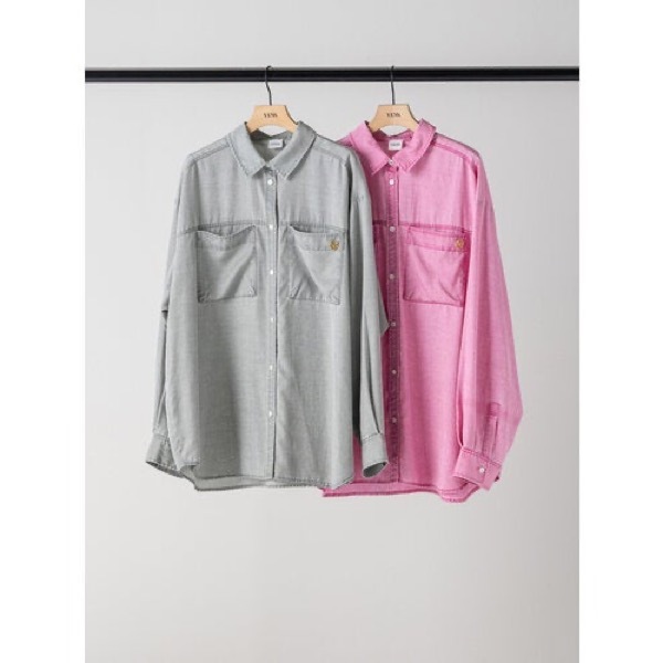 ��ͽ�������YENN(������)/FADED OVERSIZE SHIRT(1��������ͽ��)